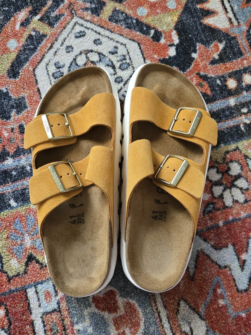 Birkenstock Women's Papillio Arizona Chunky Suede Sandals - Picture 7 of 10